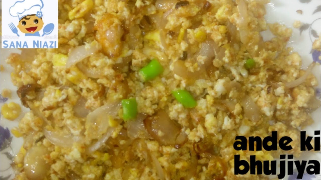 Egg Bhurji Unique Recipe Egg Bhurji Recipe In Hindi By Sana Niazi