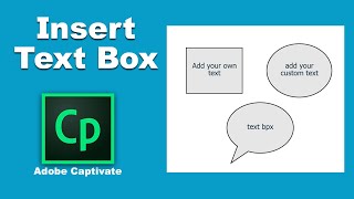 How to insert a text box in Adobe Captivate