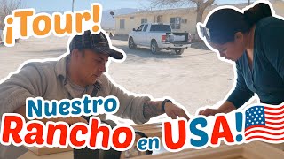 TOUR por NUESTRA CASA de RANCHO EN USA! 🇺🇸 🏜🏡