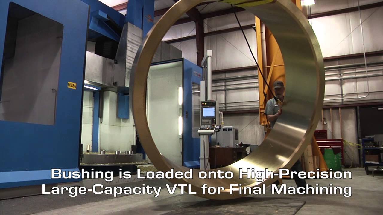 large diameter bronze bushings excel foundry machine youtube