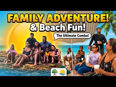 Family Day at Macqueripe Beach | Sun, Sea & Fun in Trinidad! 🇹🇹