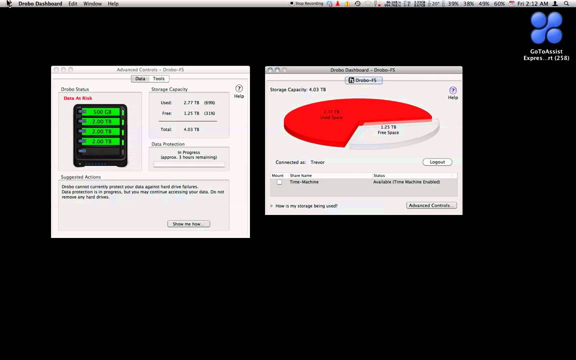 Drobo FS "Data at Risk" with no drive failure!