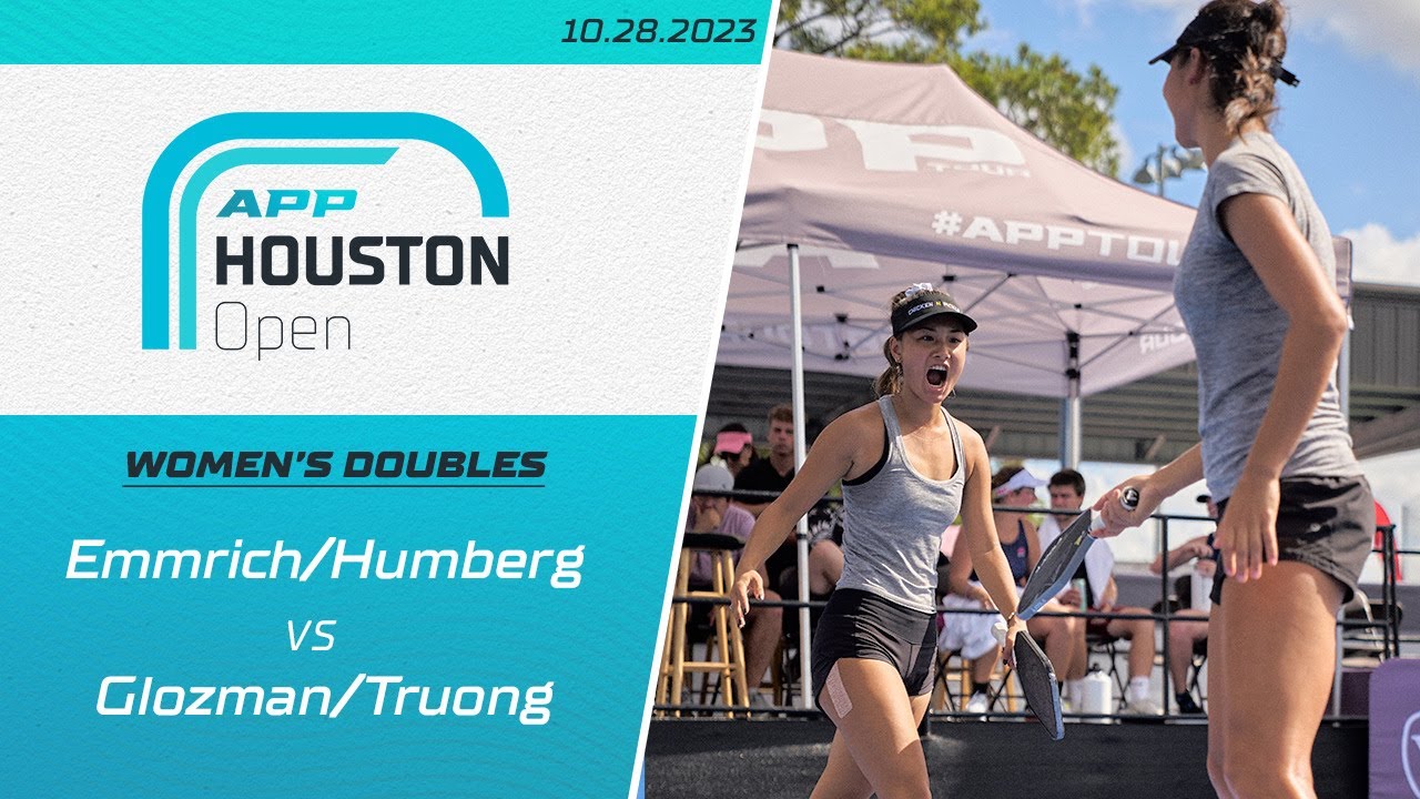 Truong/Glozman vs. Emmrich/Humberg | The 2023 APP Houston Open | Championship Court 1 (Clip)