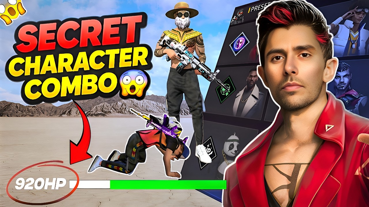 Free Fire UNLIMITED HP Skill Combo 💉 | Glitch That Makes You Unkillable 😱