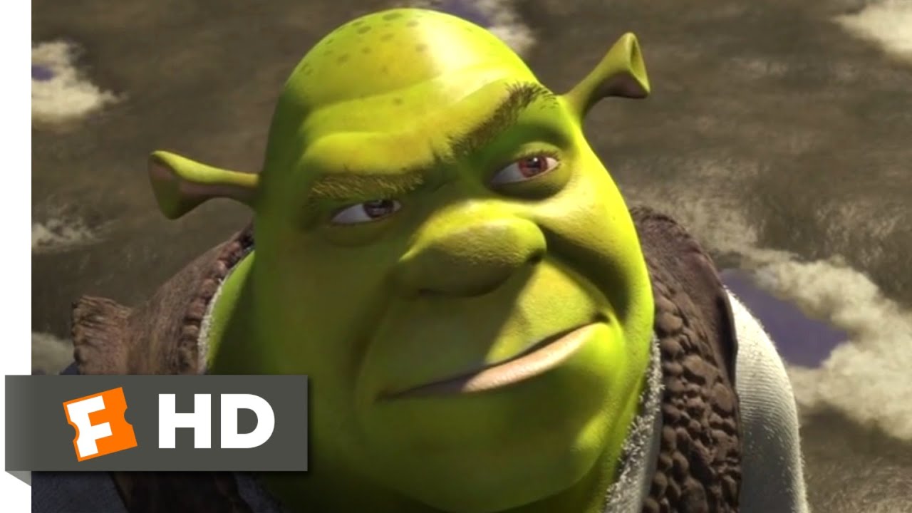 Shrek Fighting Knights