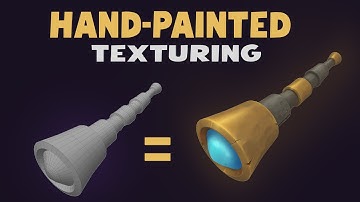 Stylized Binocular 3D hand painted Model- Timelapse