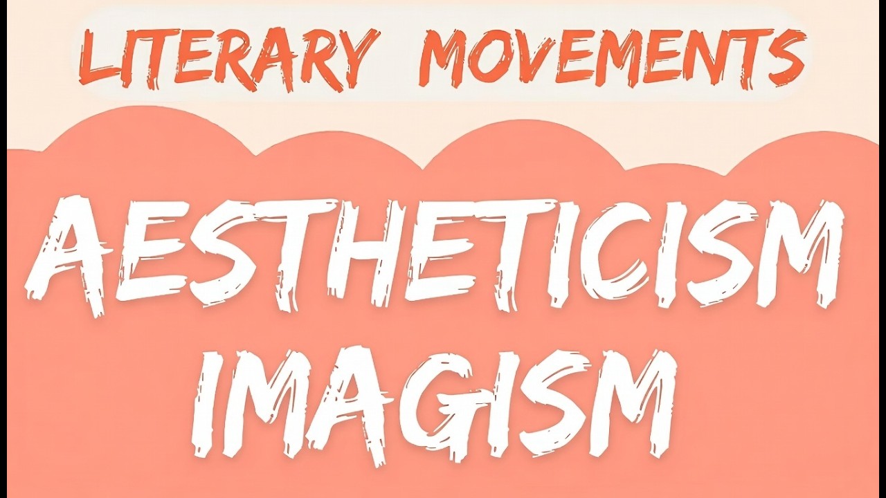 IMAGISM | AESTHETICISM | Literary Movements | UGC NET EXAM
