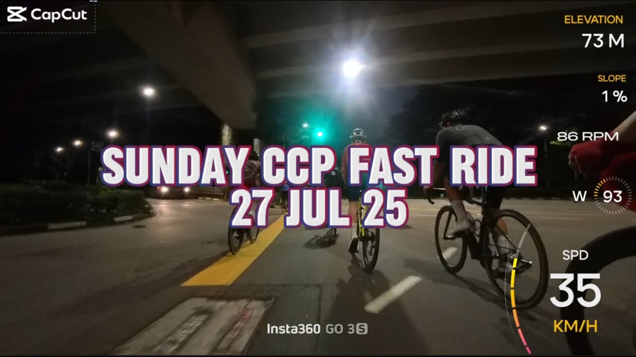 Sunday CCP Fast Ride (27 Jul 2025) - YouTube