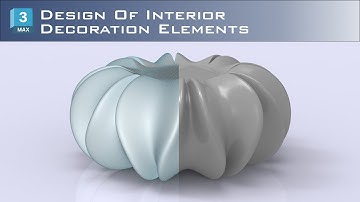 3DS Max Decorative Modeling Tutorial For Interior Design | Hanora 3D