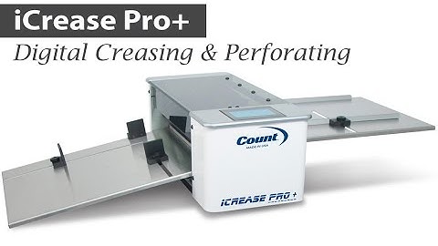 Count iCrease Pro Plus Digital Creasing & Perforating Machine