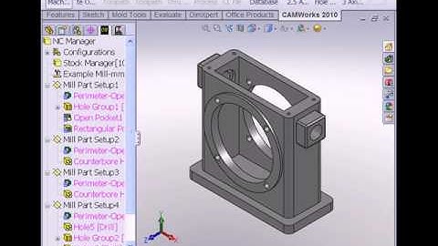 Manufacturing features to show how AFR can be utilized in CAM