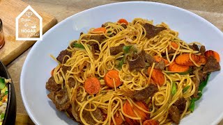 Chow Mein de Res | Beef Chow Mein | Beef Noodles