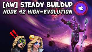 Mcoc Alliance War Node 42 High Evolutionary vs Yelena, Dazzler : Steady Buildup, Power Snack tile 42