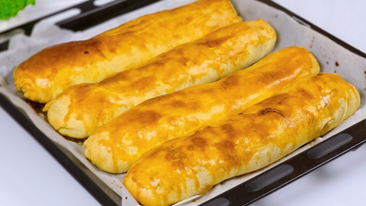 НИКТО не ВЕРИТ из Чего ОНИ!Без МАСЛА и ЯИЦ!! Тесто МИНУТА И МНОГО Сочной Начинки!Шикарная ВЕРТУТА