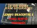 16GB Ram Upgrade Lenovo IdeaCentre 3 07ADA TEAMGROUP Elite DDR4  PC4-21300 CL19 TED416G2666C19DC-S01