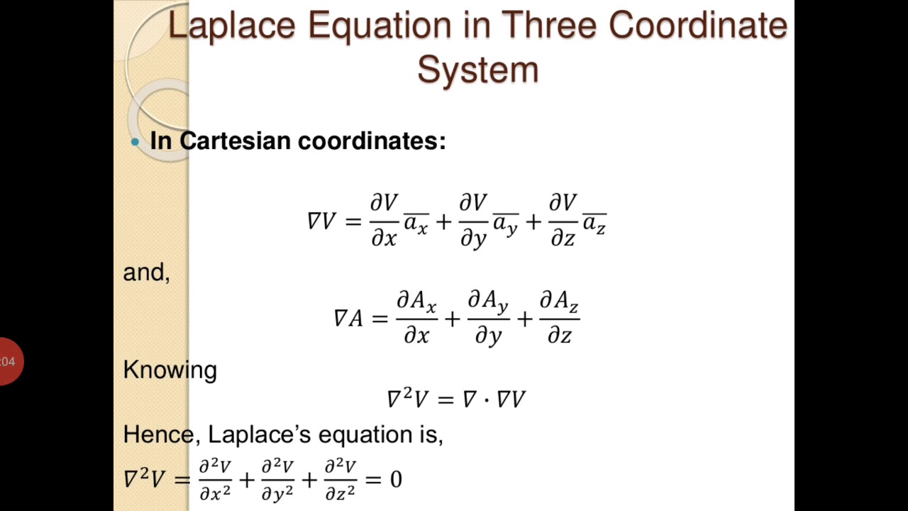 laplace equation problem solving