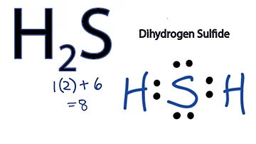 ¿Cuál es la estructura Lewis de H2S?