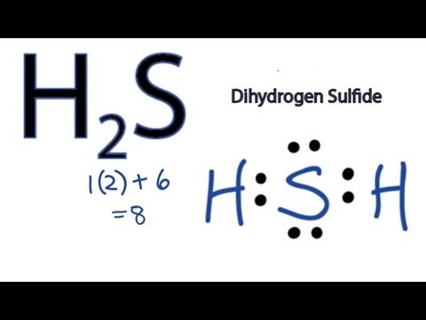 H2S Lewis Structure - How to Draw the Dot Structure for H2S