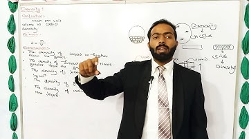 Density of liquid || 9th class chemistry || ch.no.5