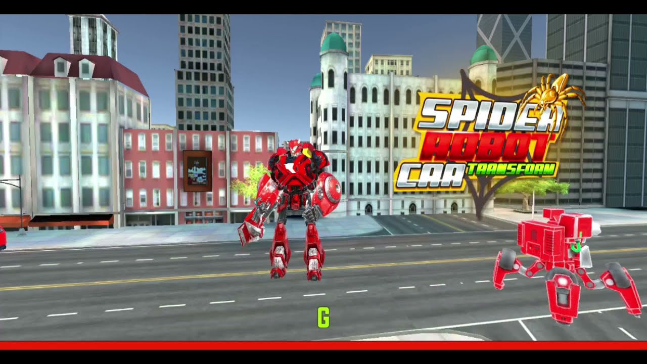 Spider Robot Car Game – Robot Transforming Games: Android Games