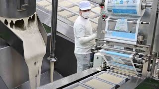 Korea's state-of-the-art tofu factory