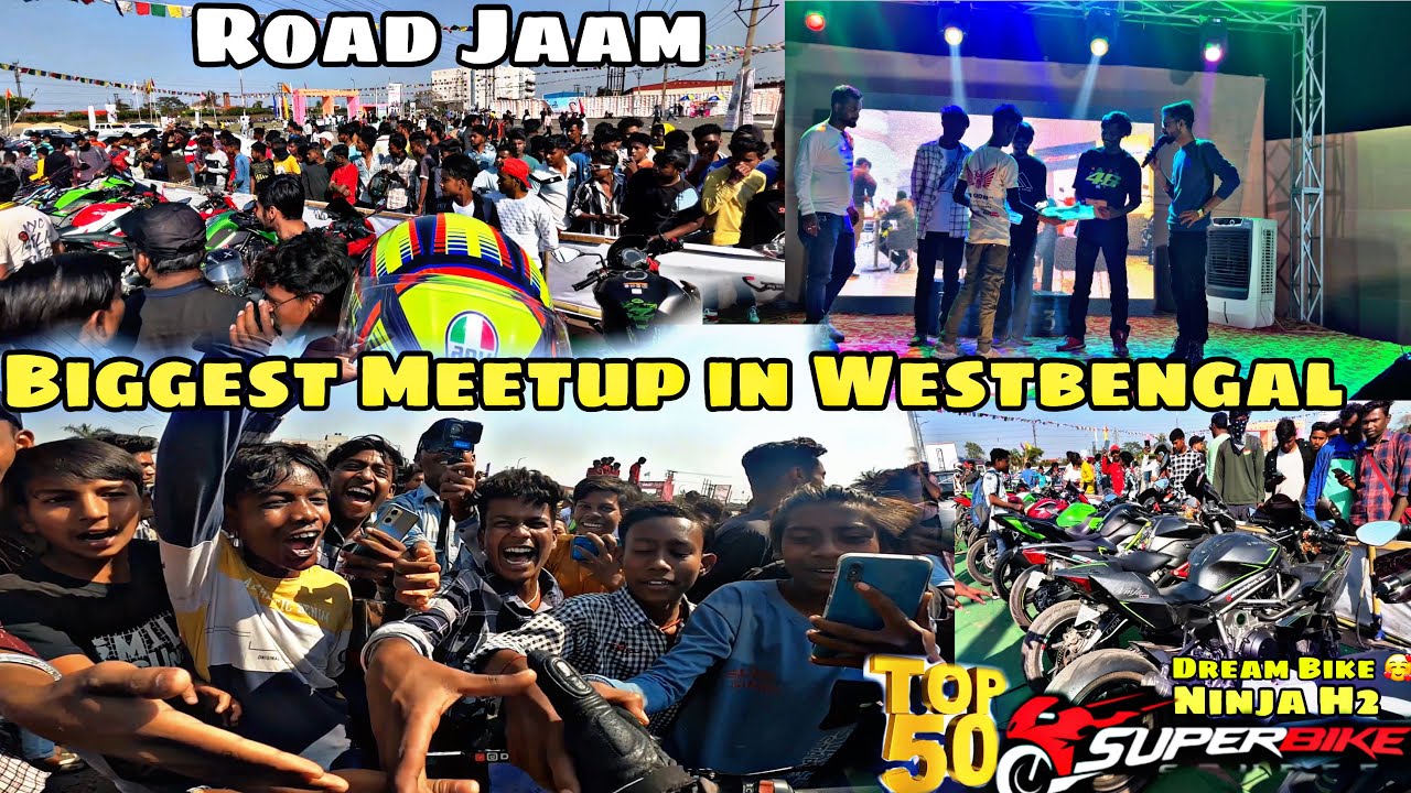 Biggest Meetup In Raniganj🥰/Etna sare subscribers Aagya meetup pa 😍/Top50 Superbikes @Dukeyboi-