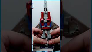 Transformers War For Cybertron Earthrise Voyager Starscream (Seeker) | Quick Convert #Shorts