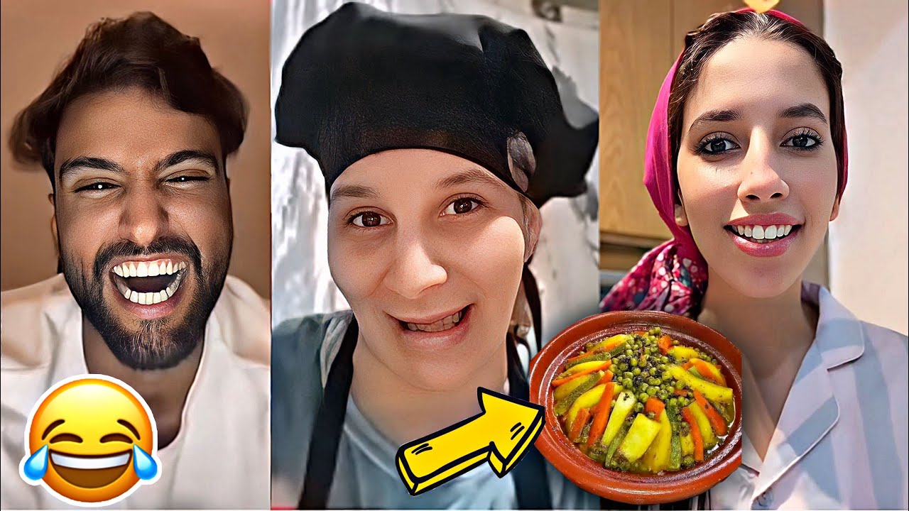 الهربة مع القصباوية تحدي طاجين مع حمزة وشيماء مولات ضحكة😂دخل شبع ضحك #قصباوية