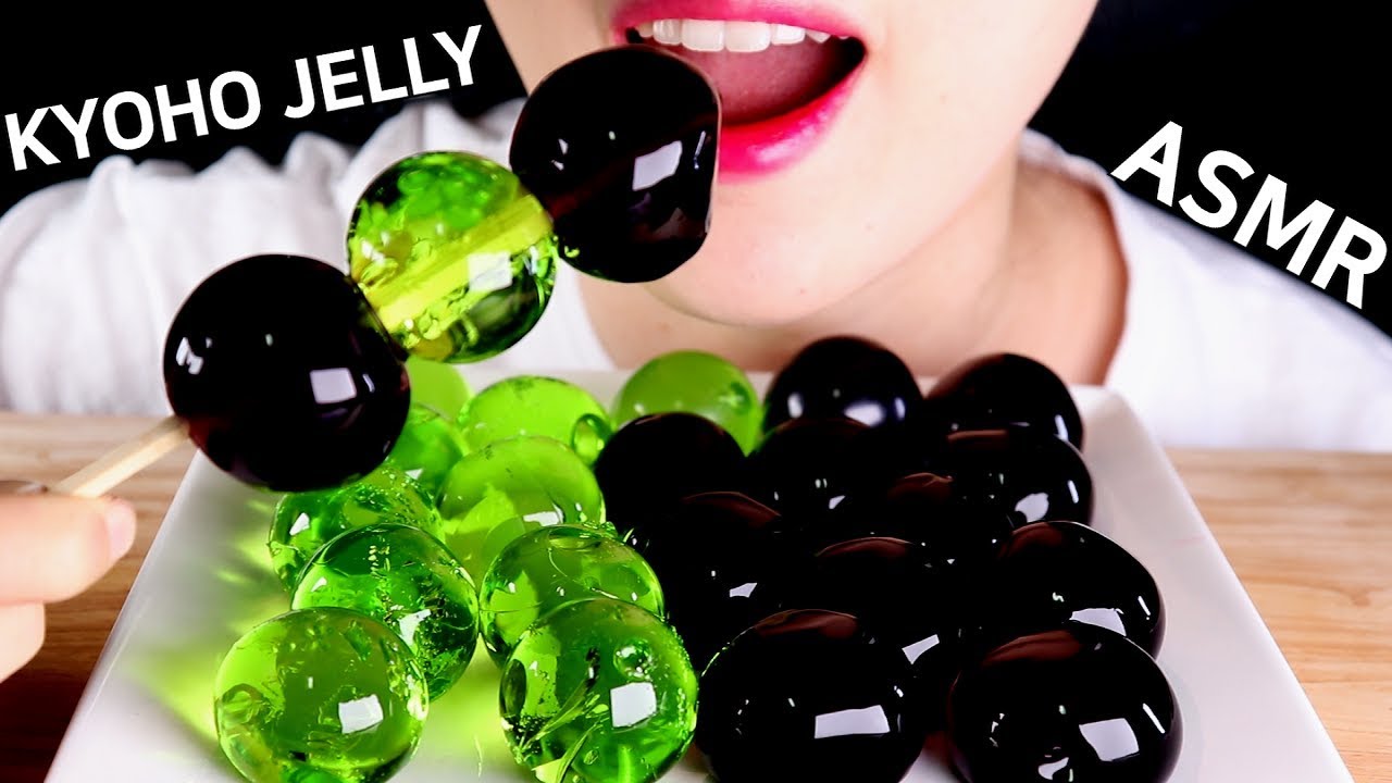 ASMR KYOHO JELLY eating sounds MUKBANG 쿄호젤리 먹방 咀嚼音ぶどうゼリー