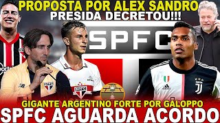 FORMIDÁVEL!!! SPFC AGUARDA ACORDO! PROPOSTA POR ALEX SANDRO | RESCISÃO DE JAMES | BOCA QUER GALOPPO