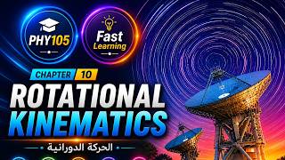 🔥 Rotational Kinematics Explained in Minutes | PHY105 Chapter 10 | Fast Learning 🚀