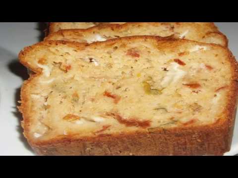 recette-:-cake-au-fromage-de-chèvre-et-tomates-séchées