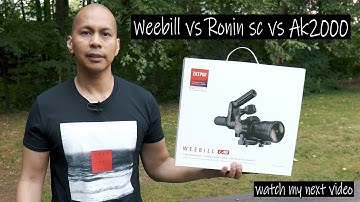 Zhiyun Weebill Lab Gimbal First Impressions (vs DJI Ronin SC vs Feiyu Tech AK2000) [4K] 60fps