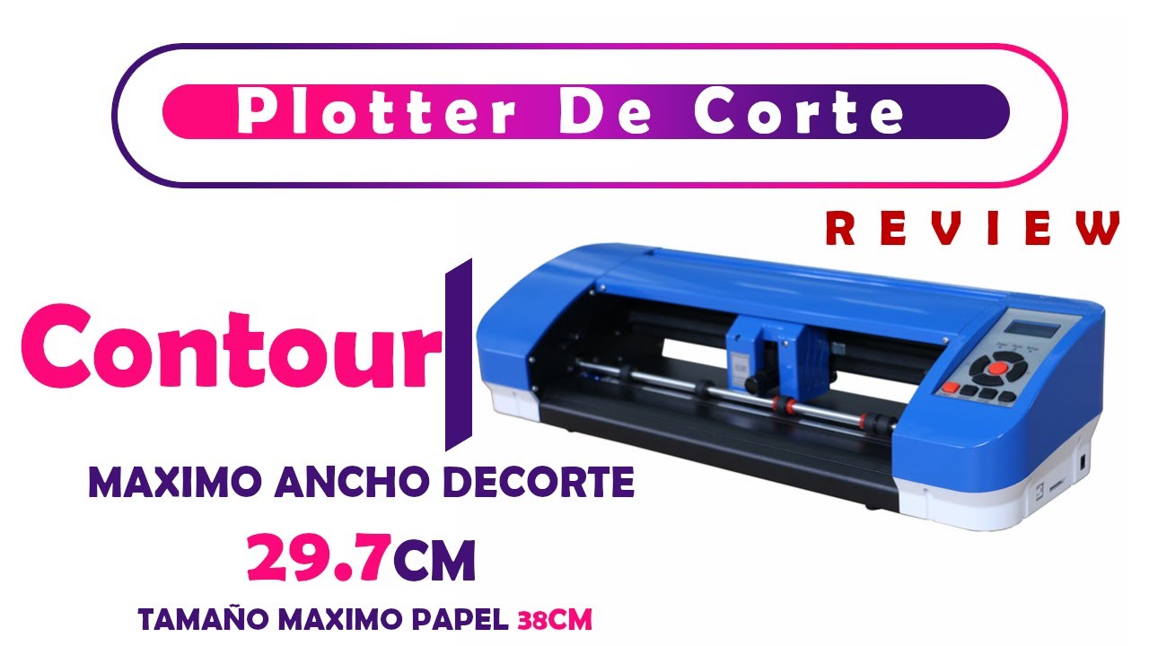 Plotter de Corte tamaño A3 con lector de contorno