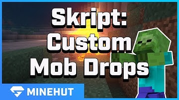 How To Make Custom Mob Drops with Skript | Minehut 101