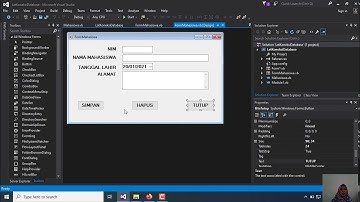 Membuat Form Mahasiswa Pada Visual Basic