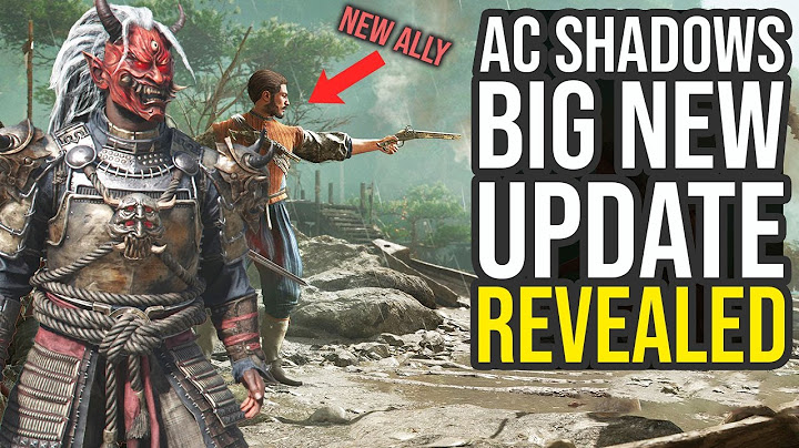 Big Assassin's Creed Shadows Update Confirmed, New Items & More... (AC Shadows Update)