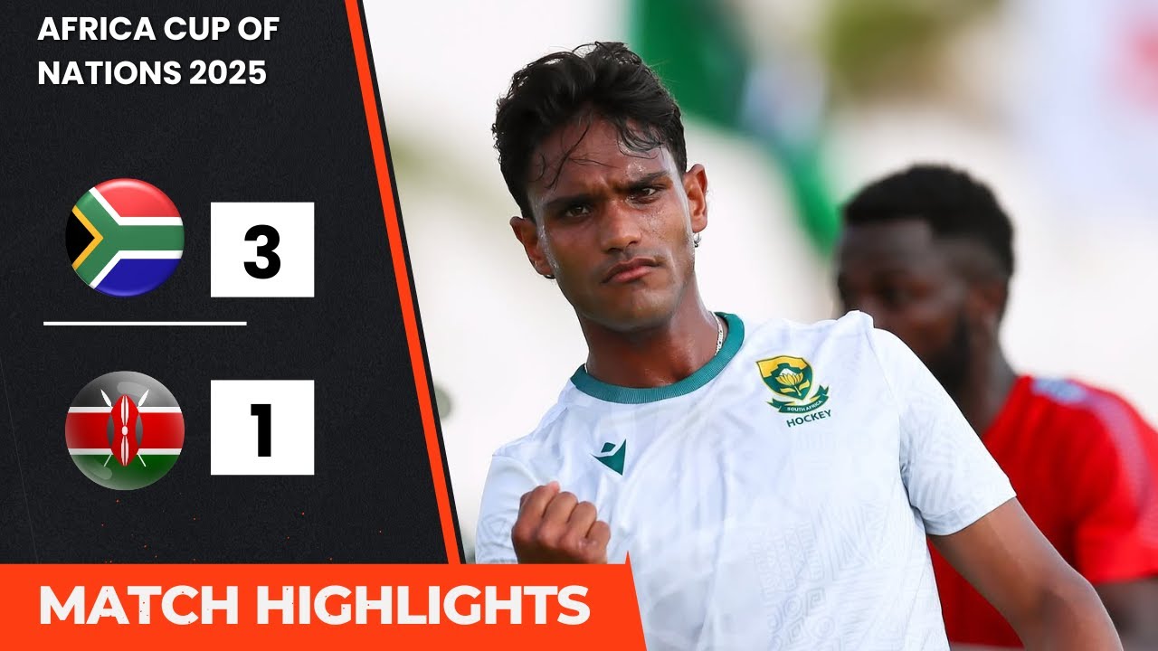 South Africa vs Kenya Hockey Match Highlights 2025 | Africa Cup of Nations 2025