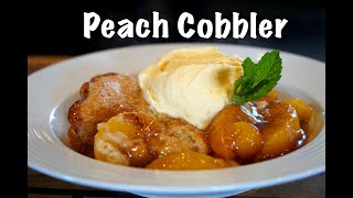 How To Make Peach Cobbler  Quick & Easy Peach Cobbler Recipe #MrMakeItHappen #PeachCobbler