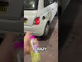 Feeding Tiny Car With Baby Bottle