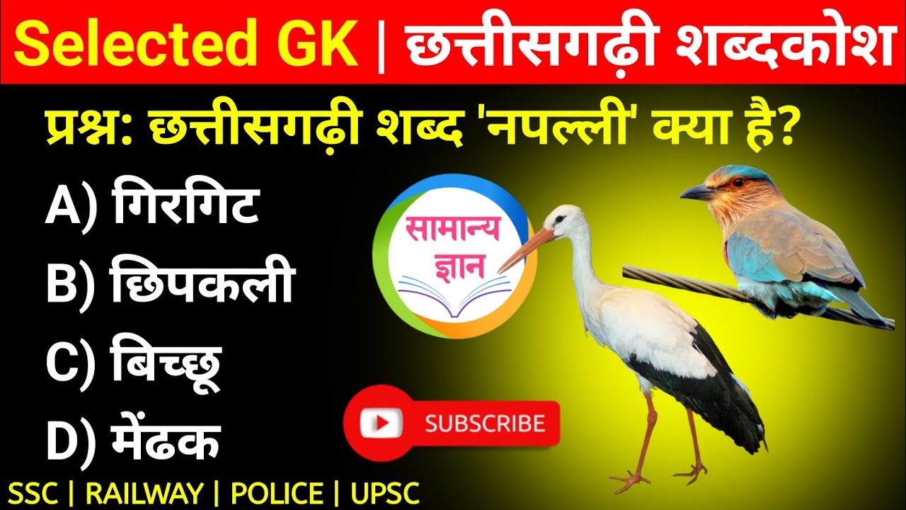 🔥 छत्तीसगढ़ी शब्द जो बार-बार Exam में आते हैं | CG GK Important Questions 2026 #gk #cgvyapam