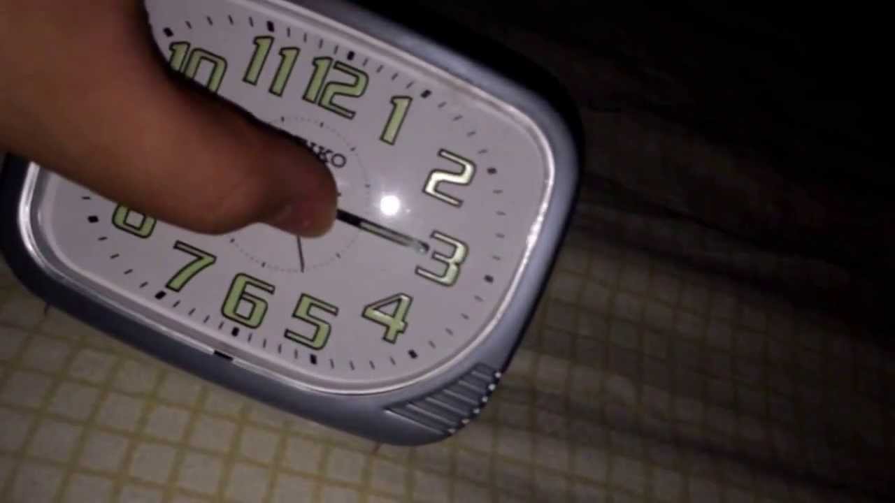 Seiko alarm clock review - YouTube