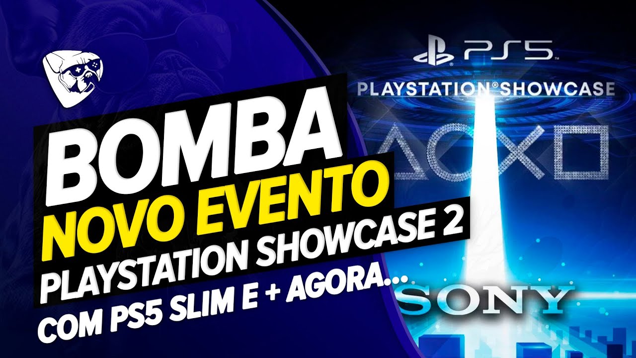 BOMBA! Vazou NOVO PLAYSTATION SHOWCASE 2 AGORA! Com PS5 Slim e NOVOS  EXCLUSIVOS! 