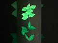 Green day craft idea/ Paper Leaf crown #shorts #youtubeshorts #diy