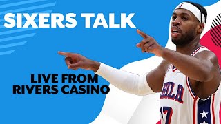 Buddy Hield's role and midseason grades for the Sixers | Sixers Talk live from Rivers Casno