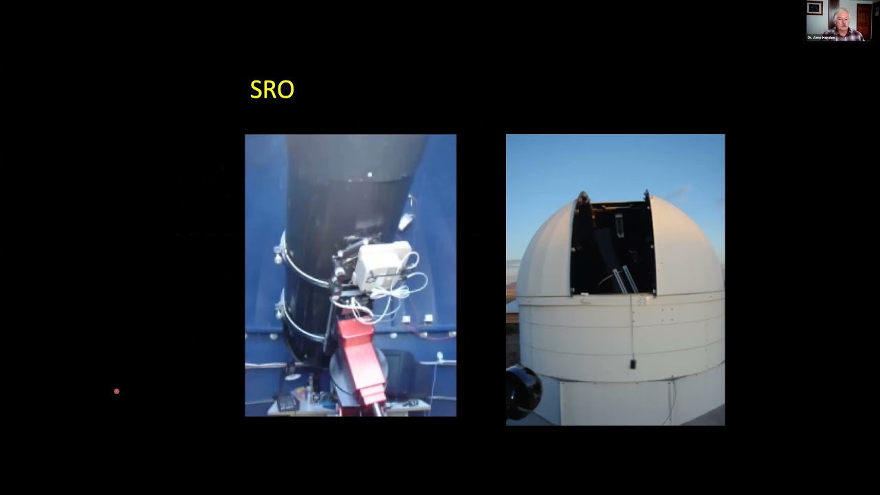 AAVSO webinar with Dr. Arne Henden: Science with the AAVSOnet Faint Star Monitors
