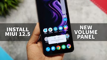 Miui 12.5 New Volume Panel | Install On Any Xiaomi Device | No Root