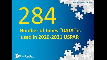 McKissock Appraisal Webinar: The Data Puzzle: Pulling It All Together