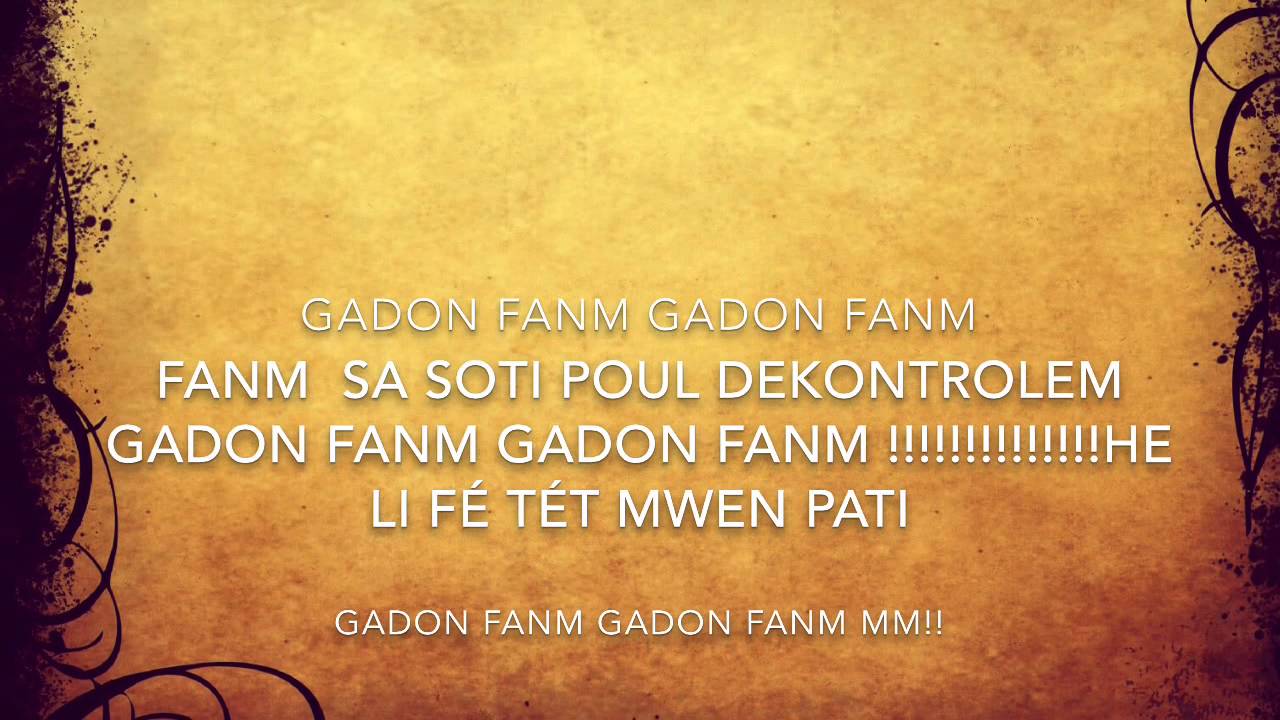 RJ-Piverger " Gadon Fanm "