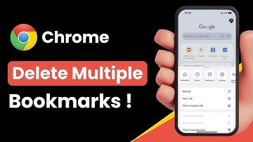 How to Delete Multiple Bookmarks on Google Chrome !